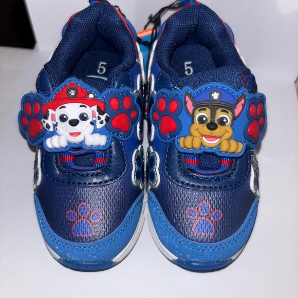 Paw Patrol Navy and Blue Kids Sneakers - Picture 1 of 6